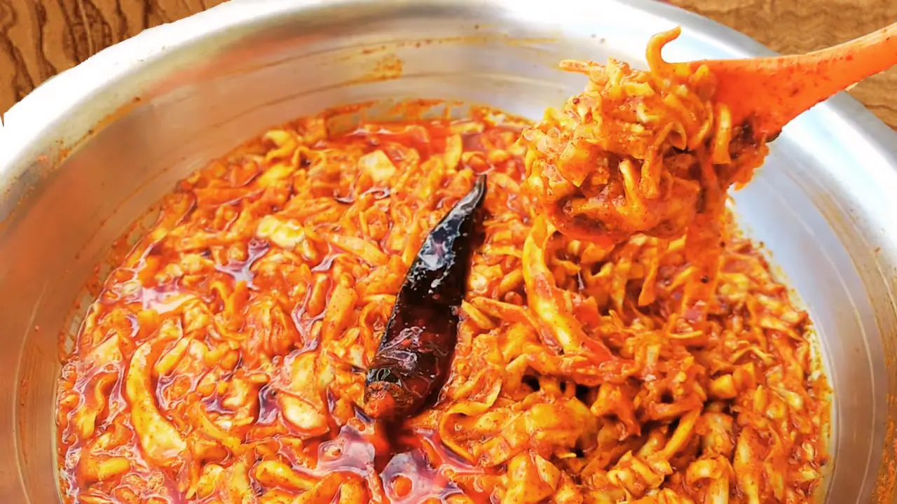 Cabbage pickle is ready