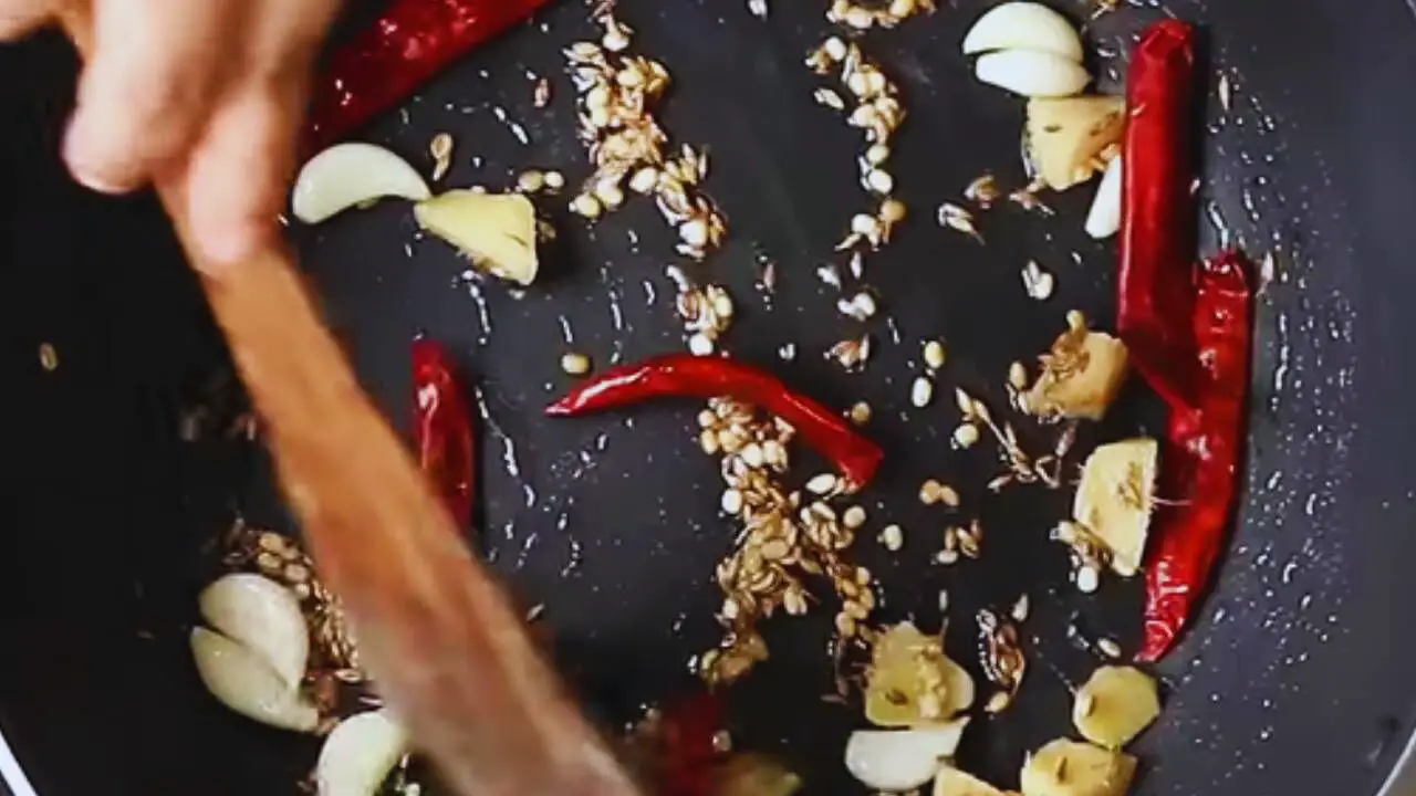 Chilies are adequately fried