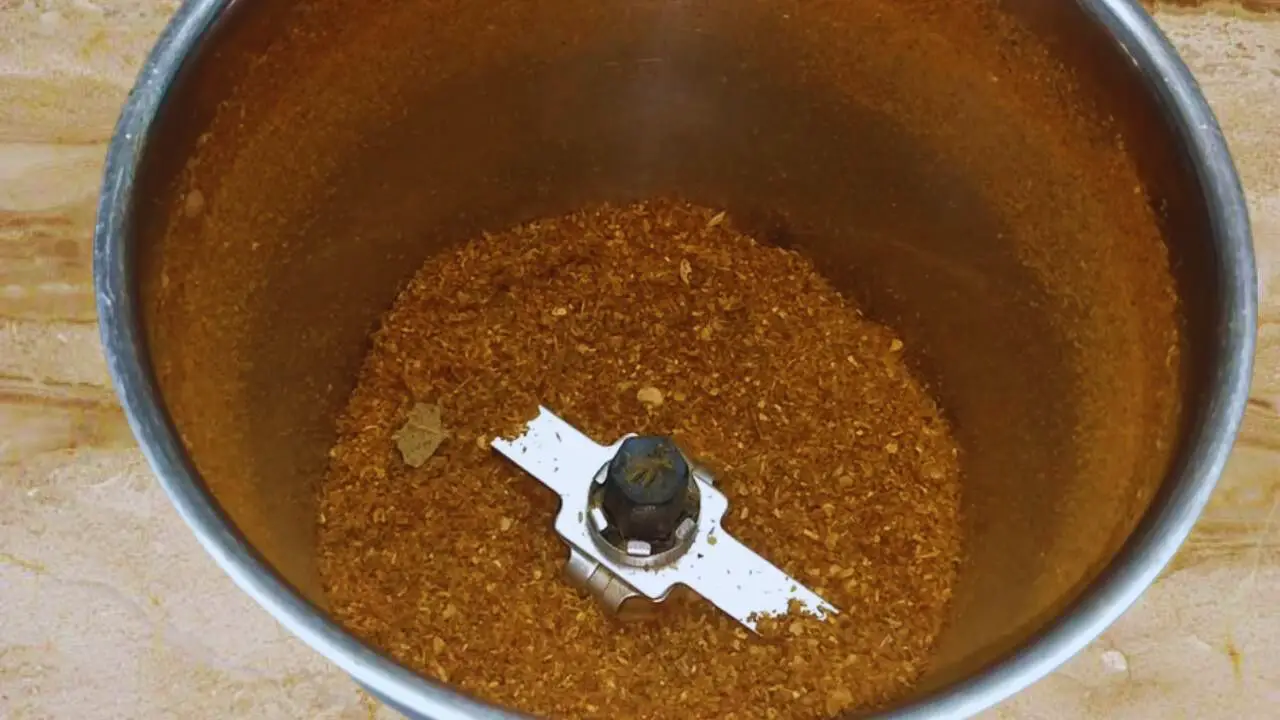Grinding them into a fine powder