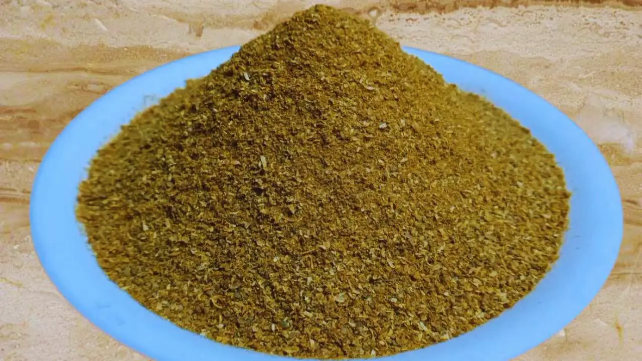 Homemade coriander powder is ready