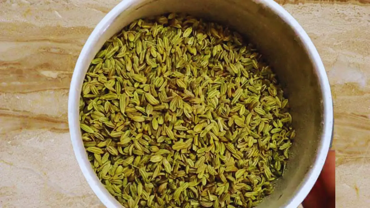 Roasted fennel seeds are cool enough