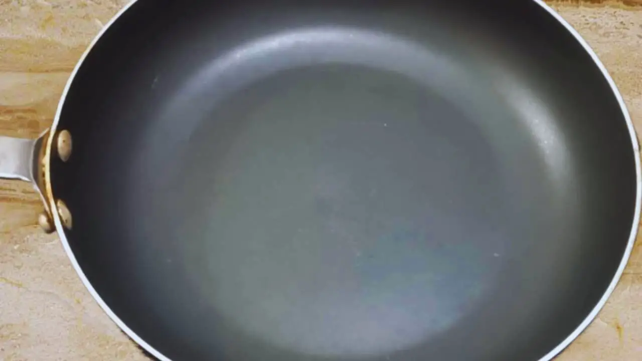 Heating frying pan