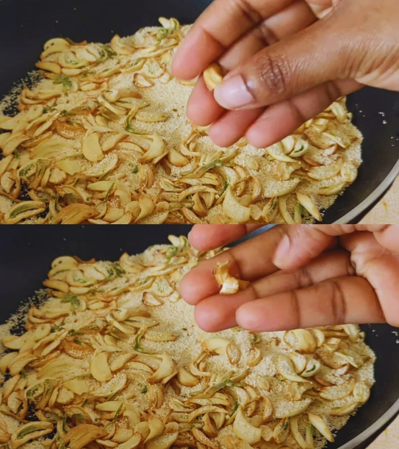 Breaing garlic