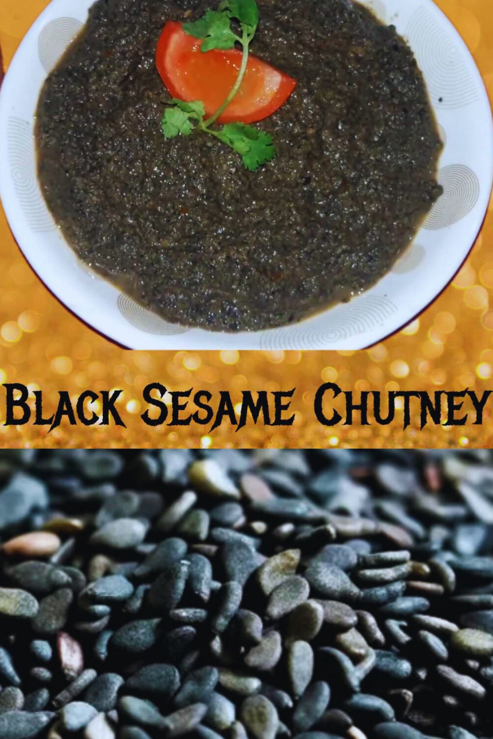 Black Sesame Seed Chutney