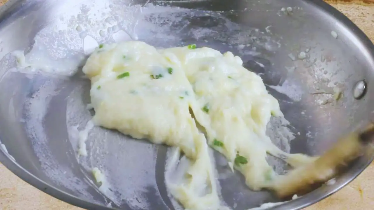 Cooling the roux for the chicken finger mixture 