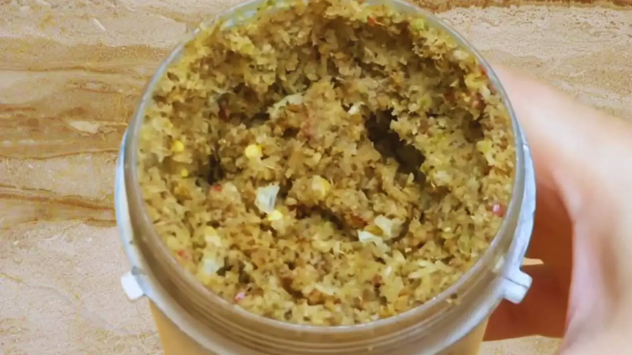 Soyabean kabab paste is ready