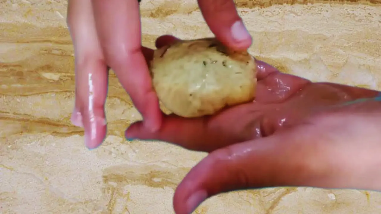 Shaping dal tikki