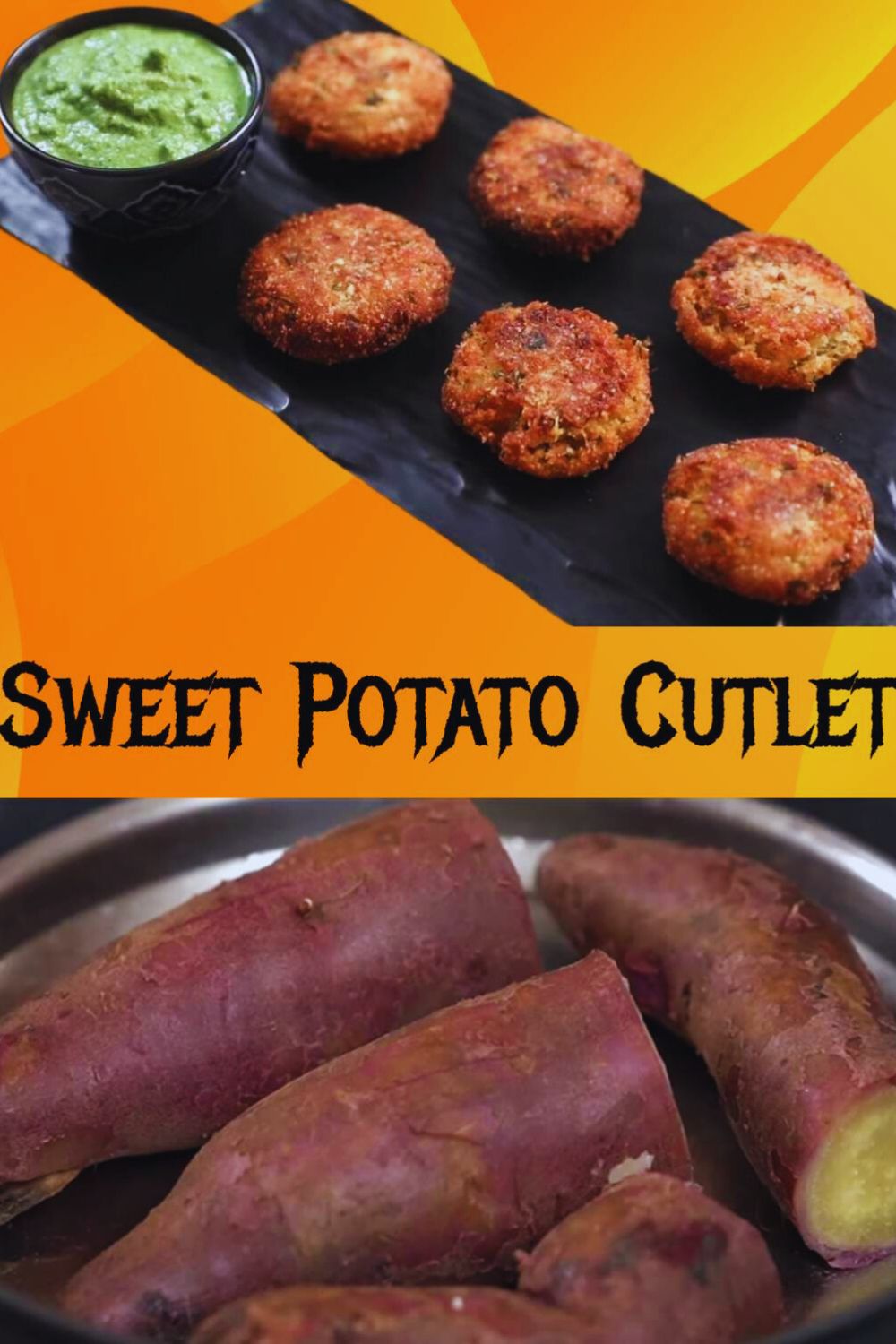 Sweet potato cutlet