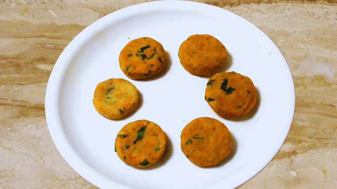 Resting sweet potato patties