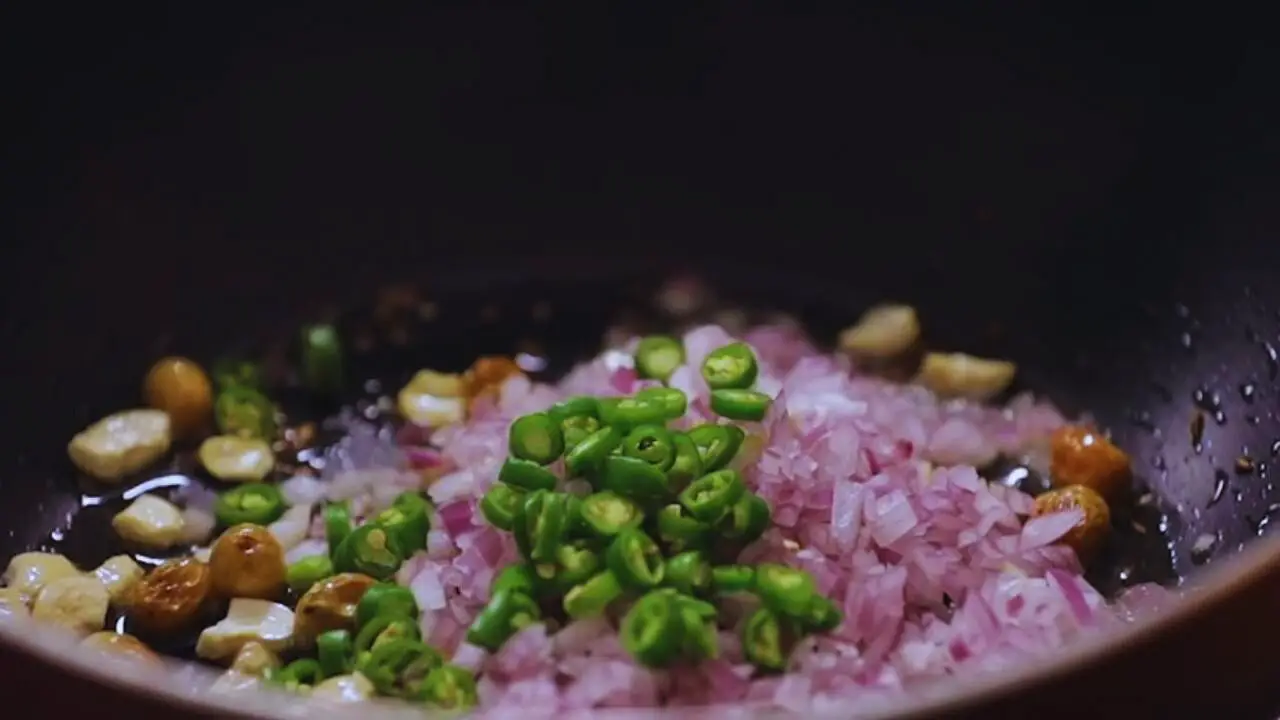 Adding other ingredients of Vegetable Samosa