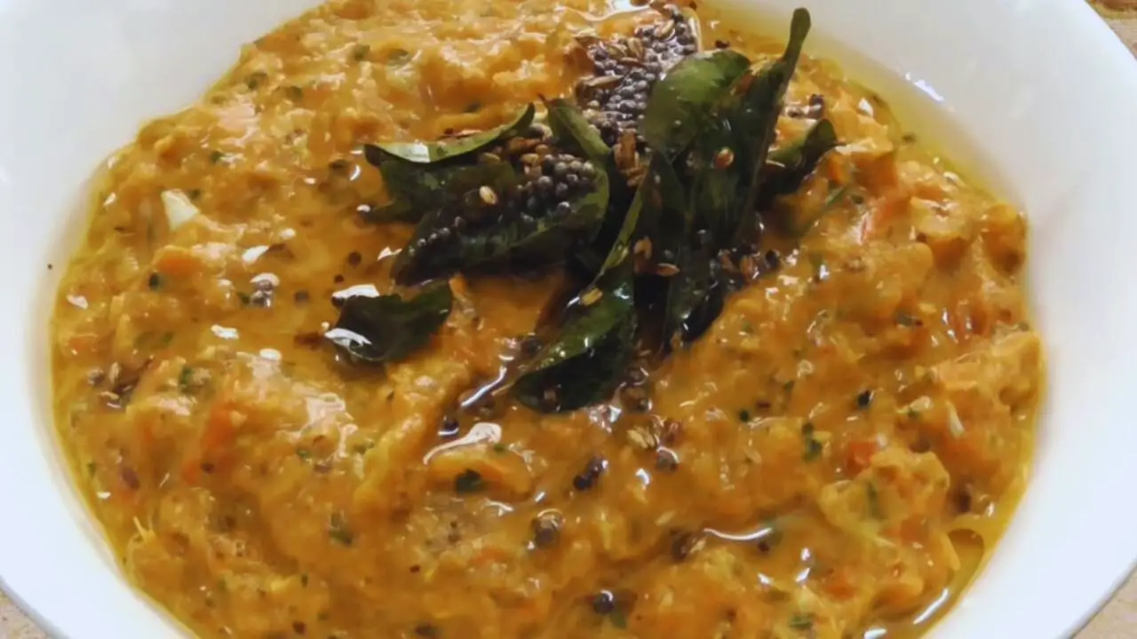 Tomato green chili chutney recipe step 13 Adding the tadka to Tomato Green Chili Chutney