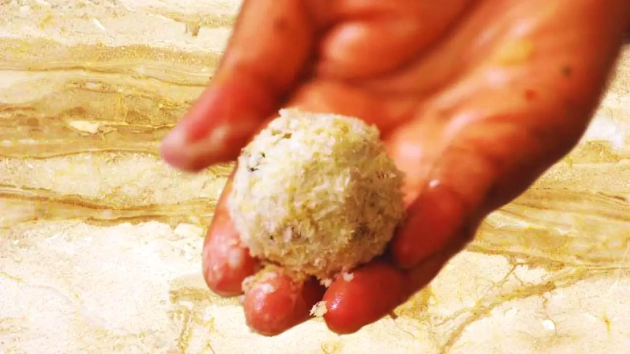 Bread crumb coated Fish Ball