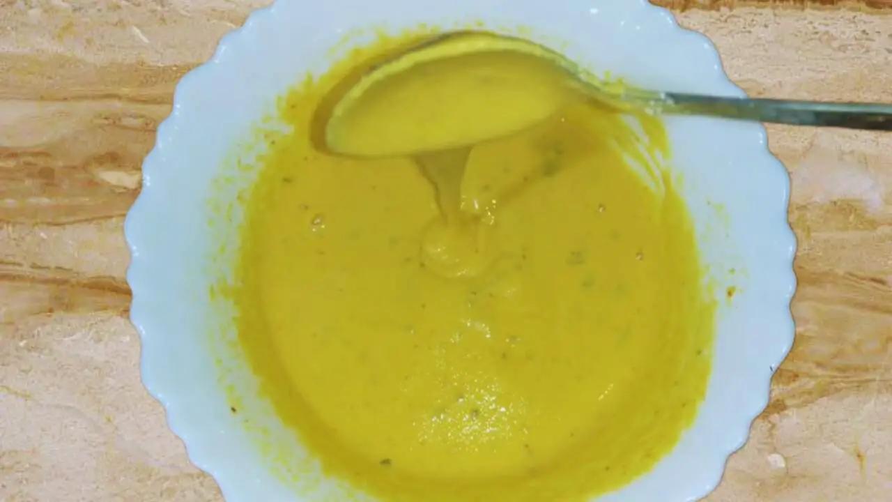 Checking consistency of Chili Pakora batter