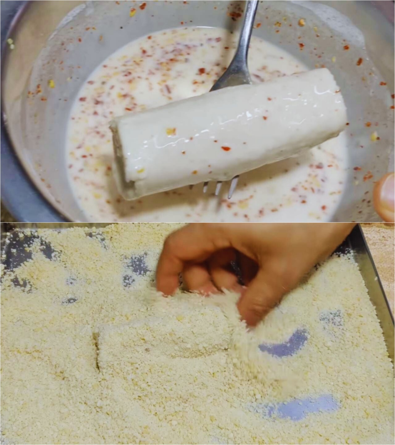 Coating Bread Rolls