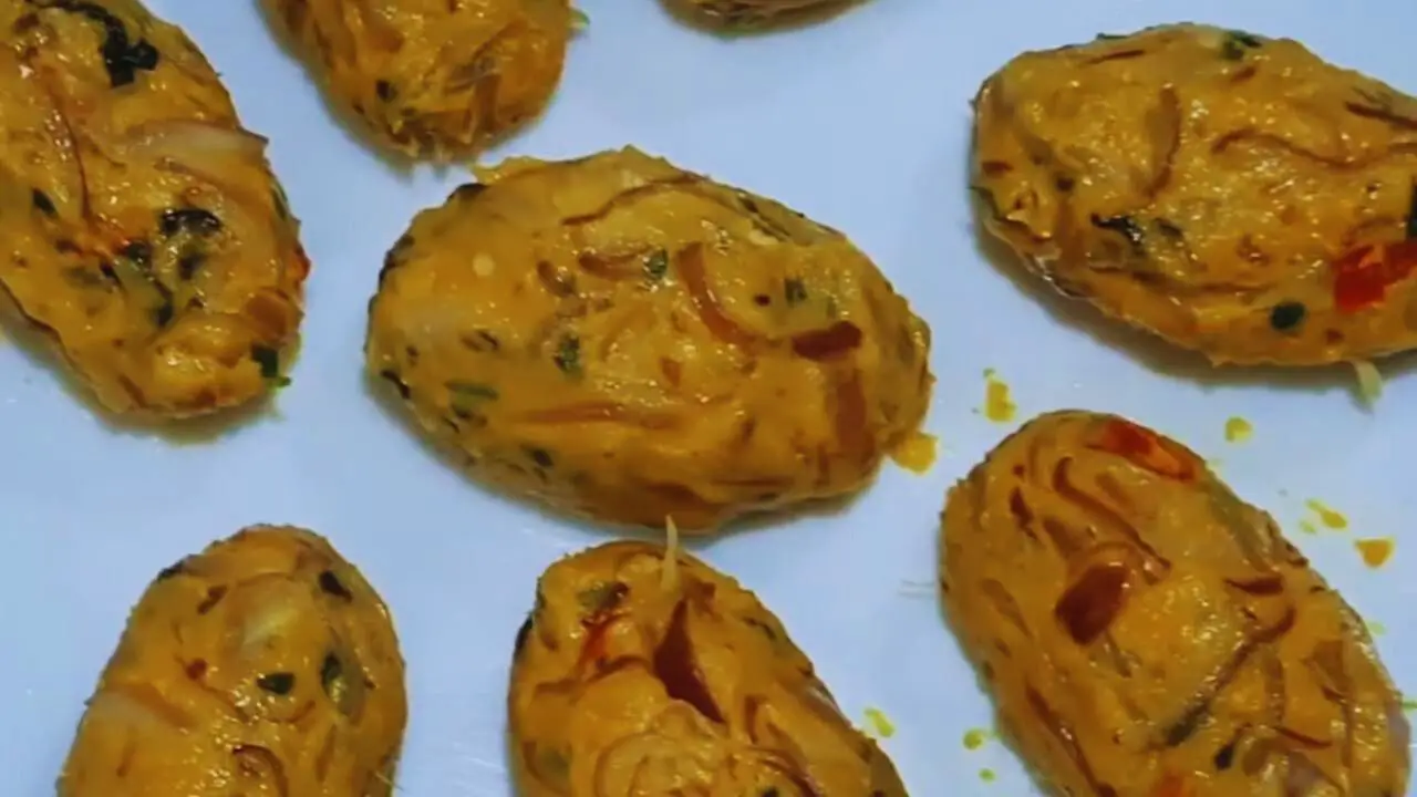 Egg pakora recipe step 9 Egg pakoras ready to fry