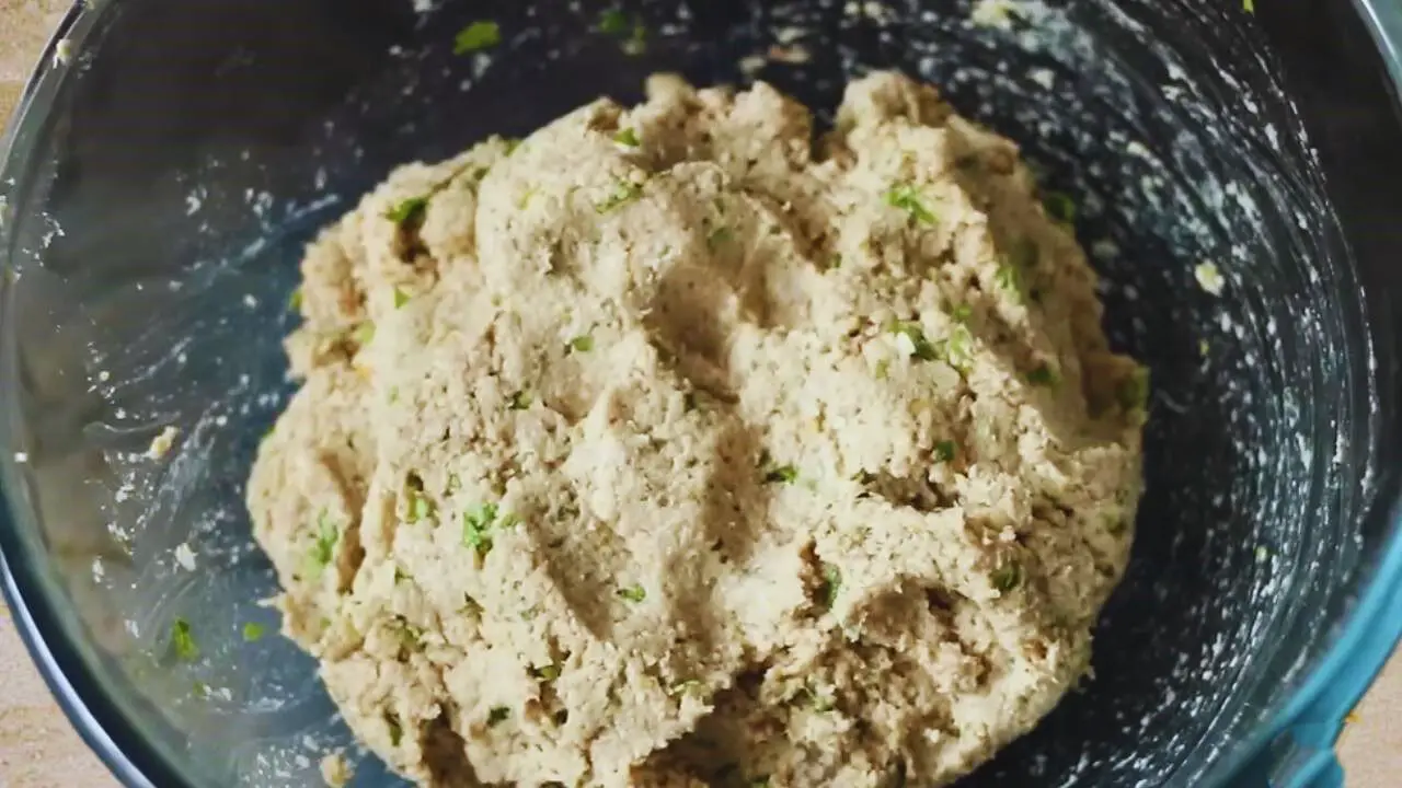 Mutton Keema Balls mixture is ready 