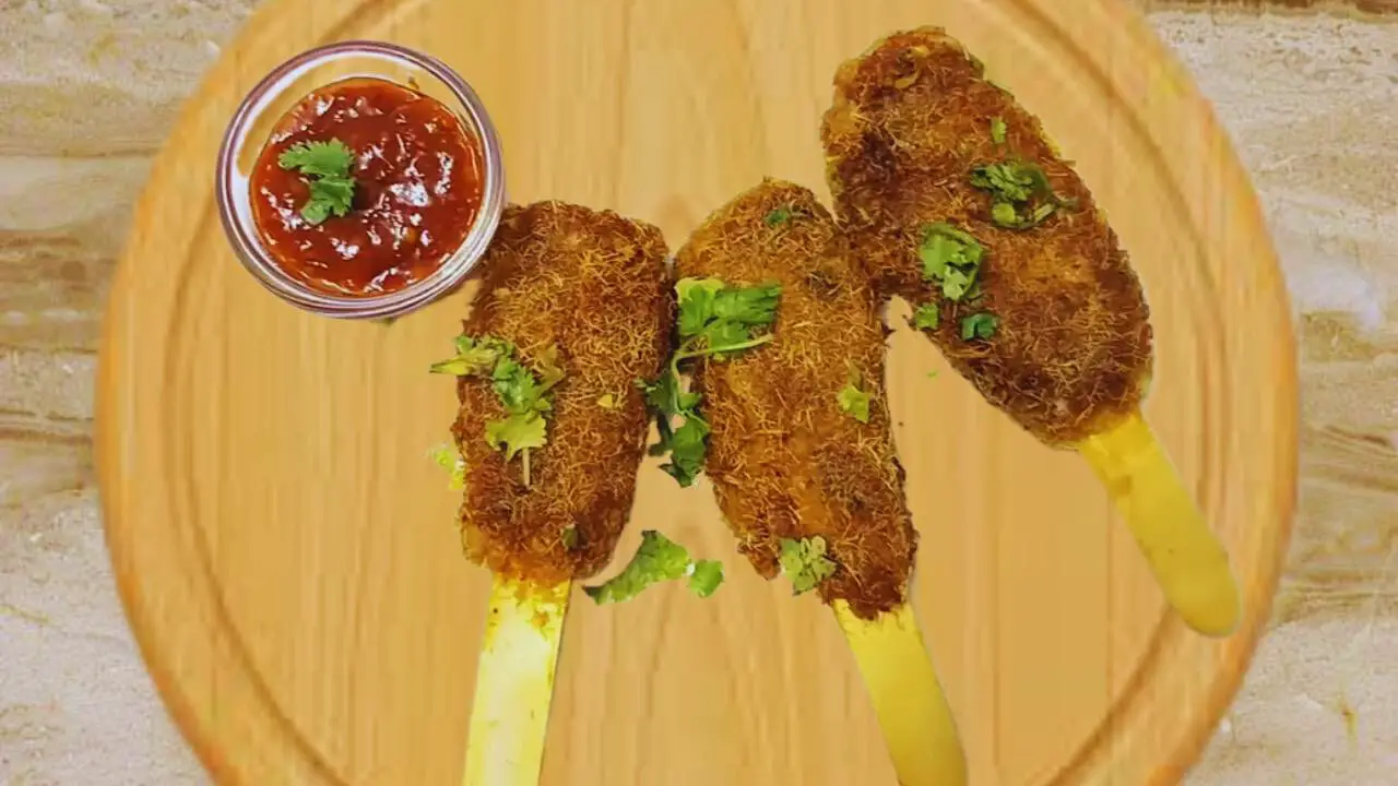 Mutton lollipops served 