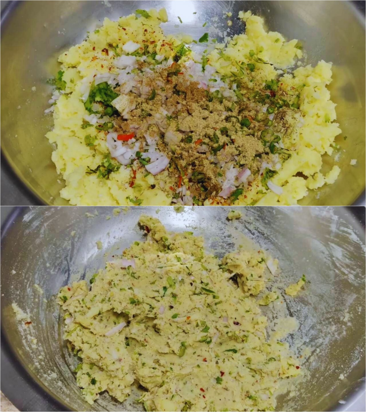 Potato stuffing for Bread Roll is ready 