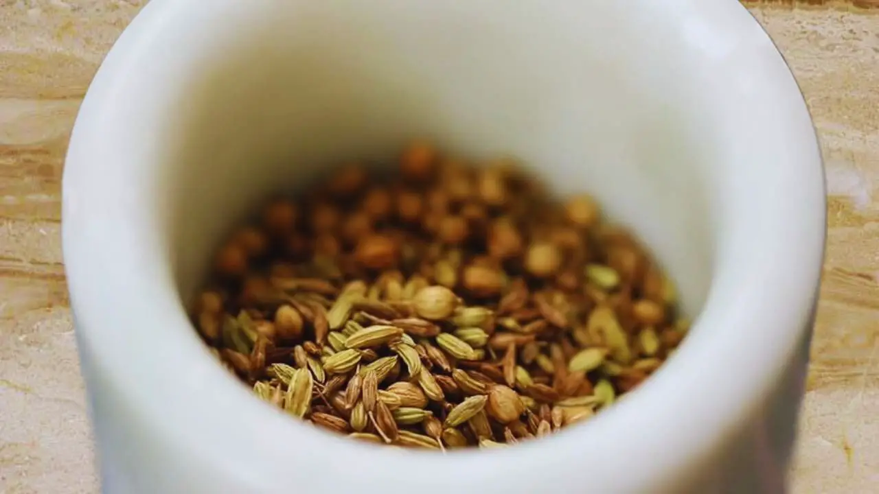 Ready to grind roasted spices 