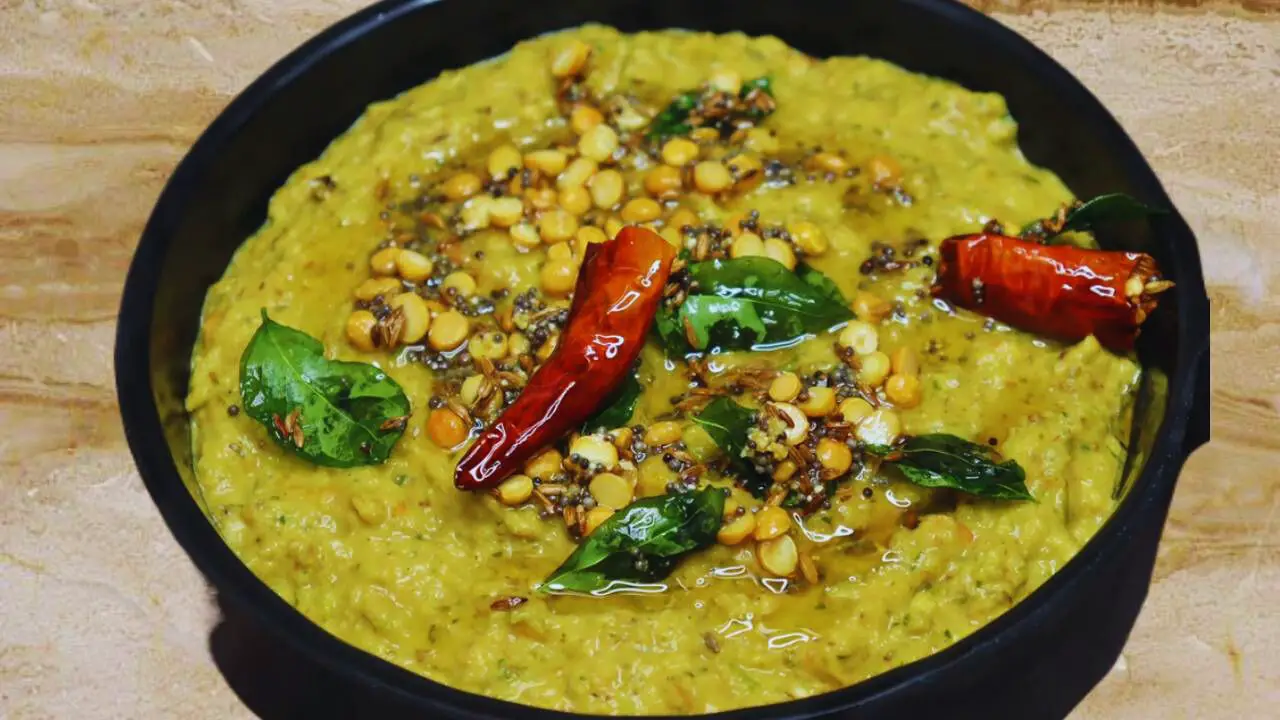 Ridge Gourd Chutney is ready 