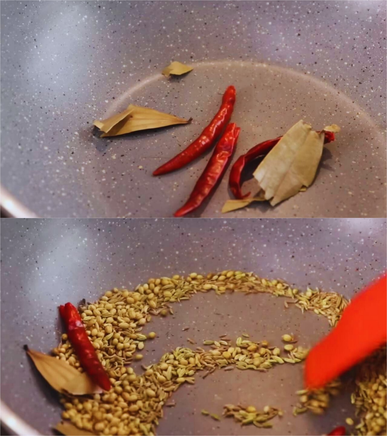 Roasting spices for making Vegetable Chop
