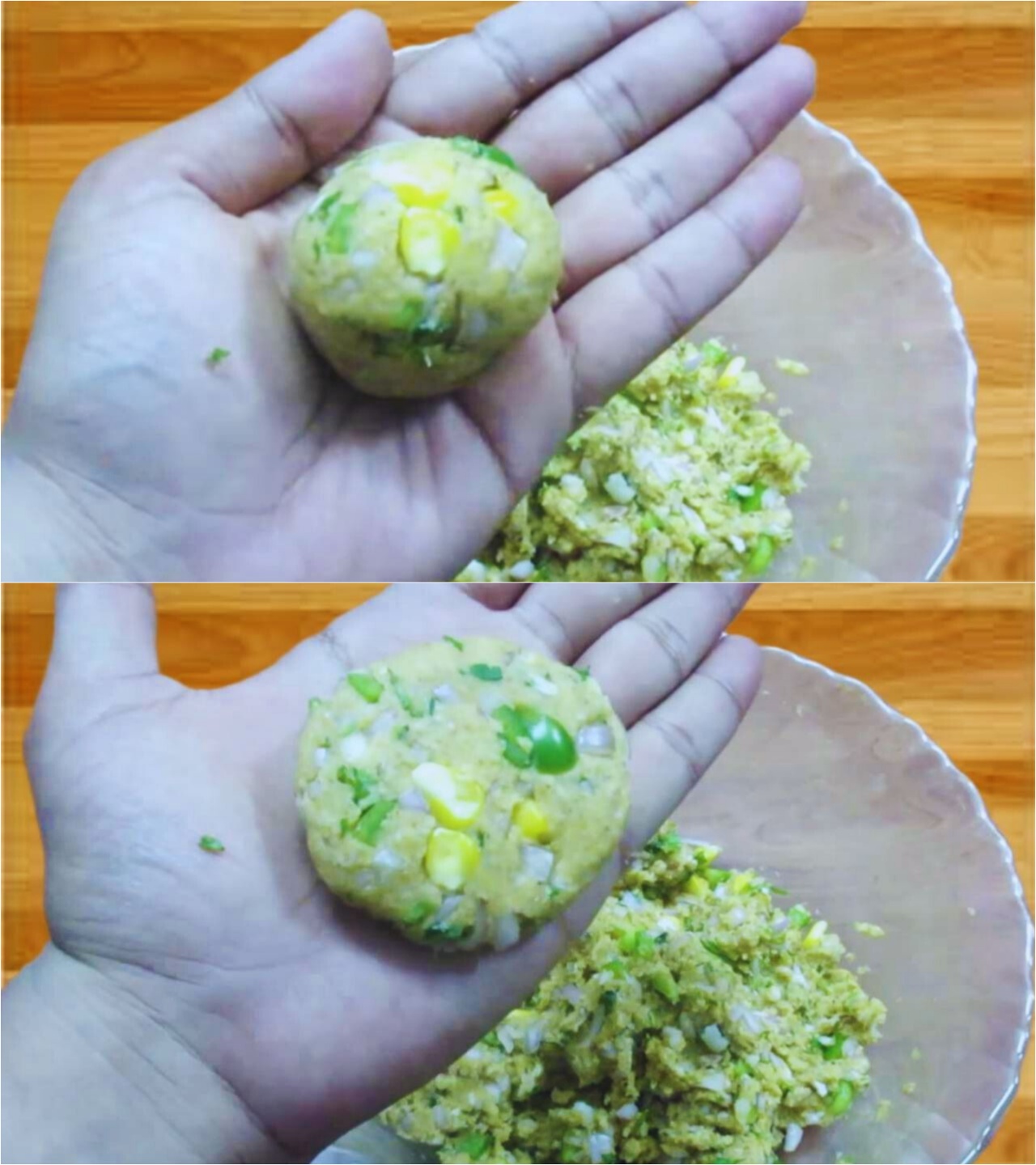 Shaping the Bread Cutlet