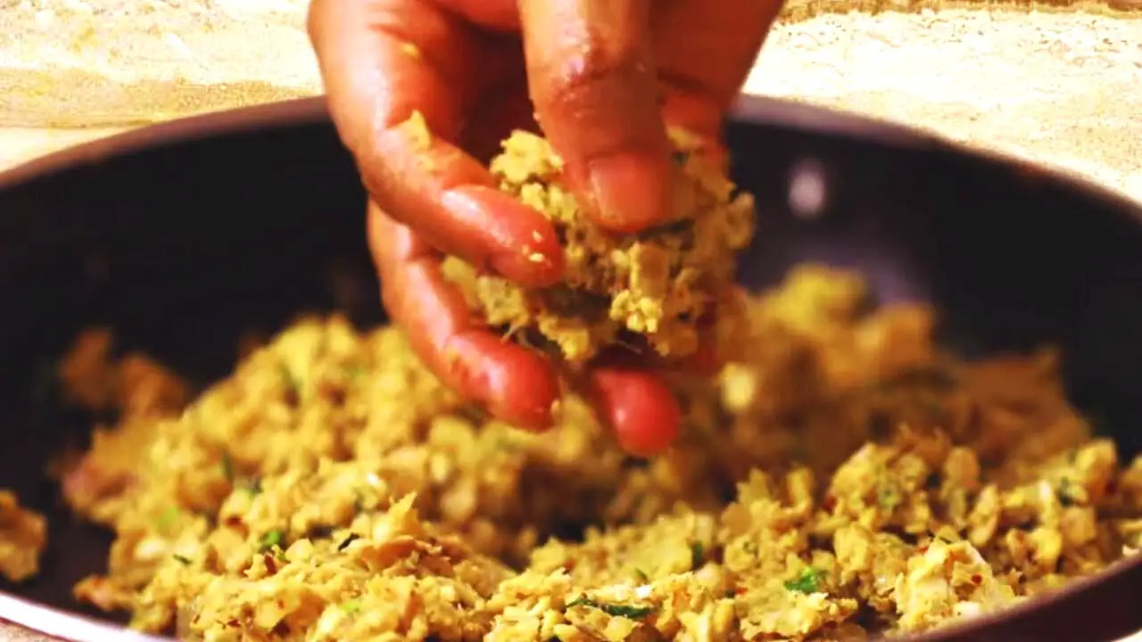Take a little fish stuffing