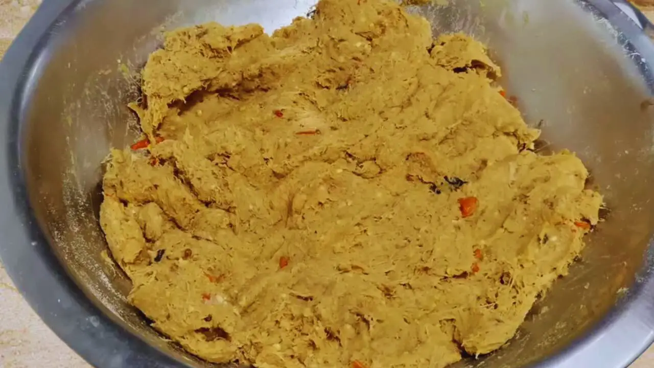 Transfer mutton kabab mixture to a bowl 