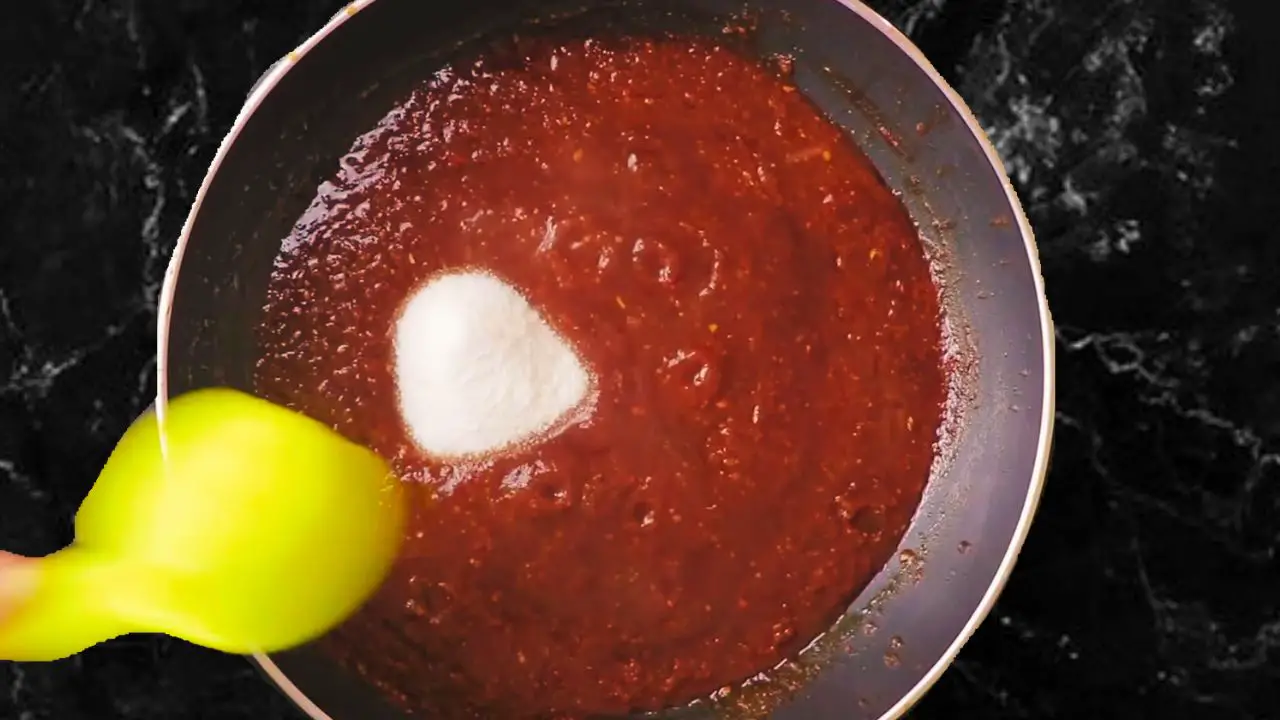 Adding salt to Ginger Pickle