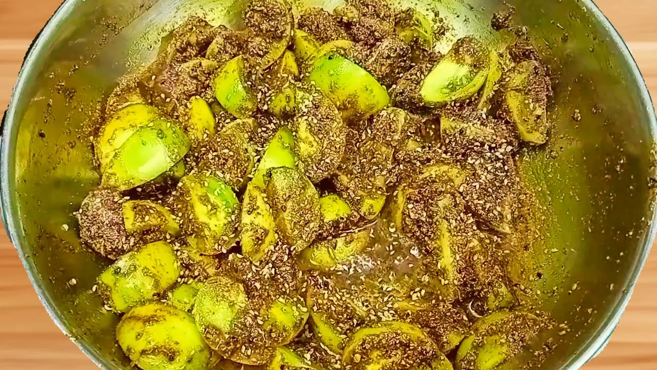 Cooking after adding carom seeds 