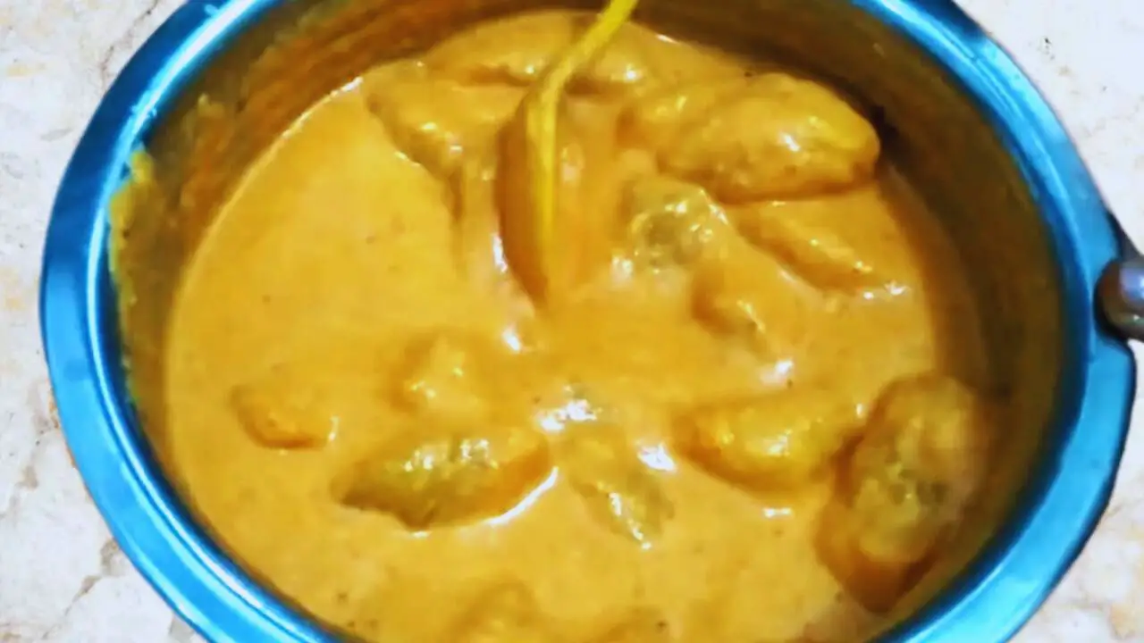Mixing the paste 