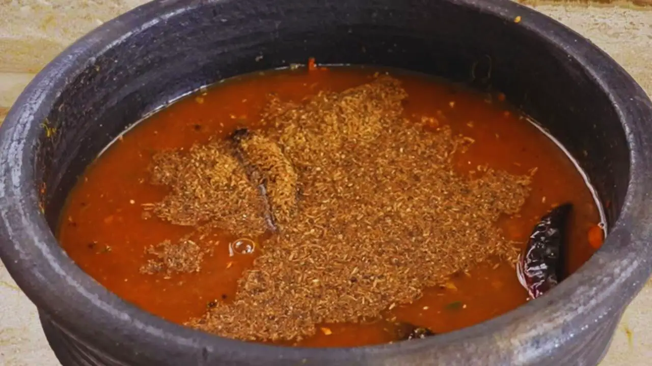 Adding powdered spices 