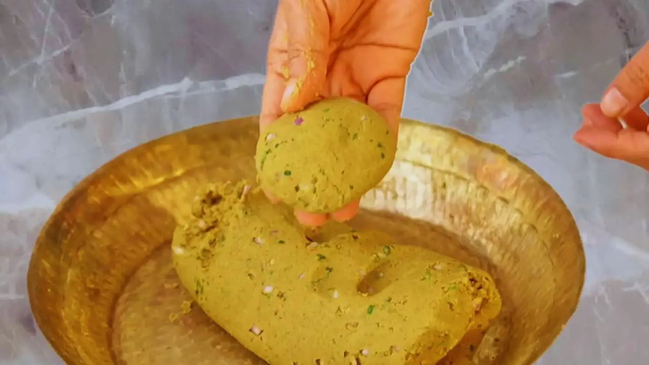 Bajra dough balls 
