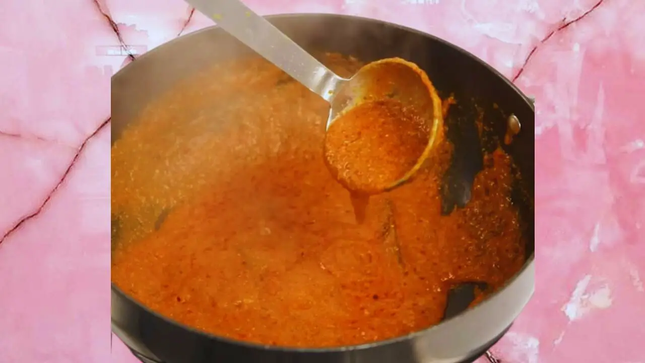 Checking the gravy 