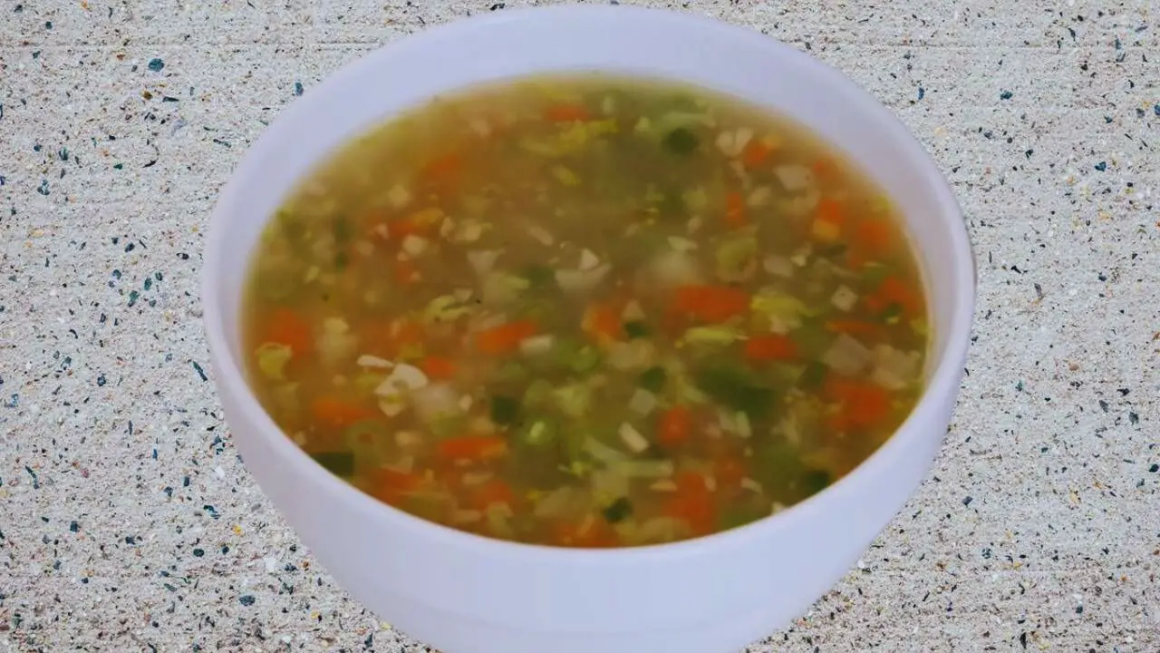 Clear Soup served 