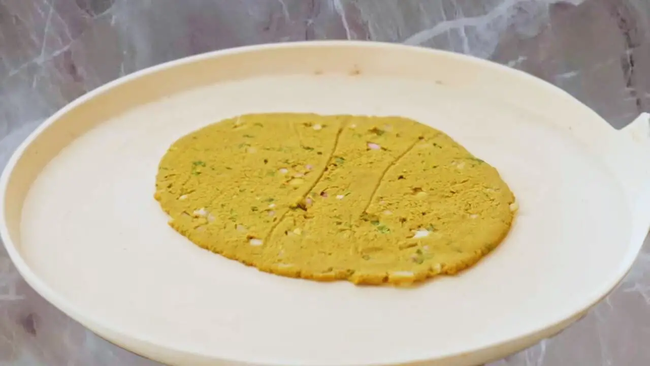 Cooking Bajra Masala Paratha 