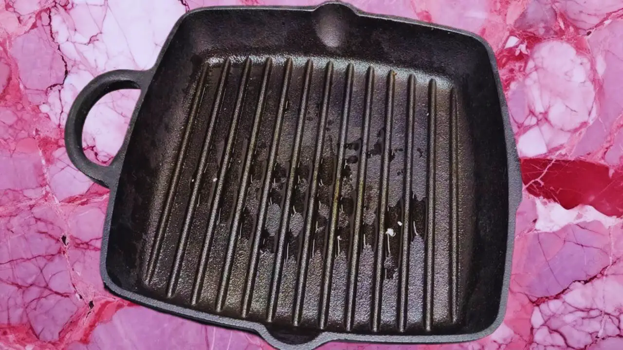 Heating butter in grill