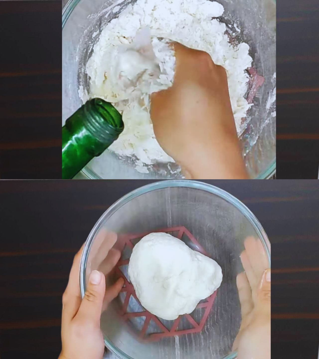 Making dough 