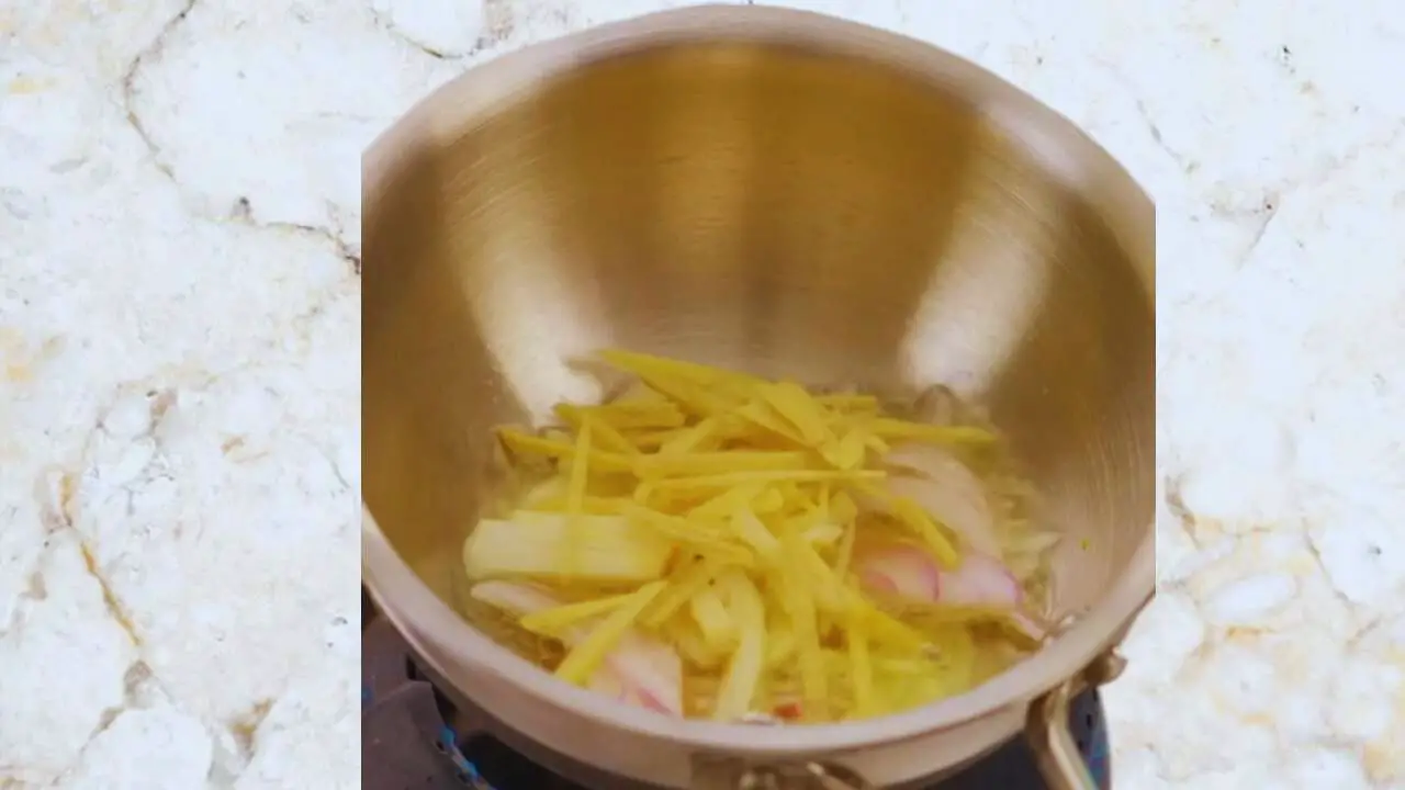 Sarson ka saag recipe step 12 Making the tadka