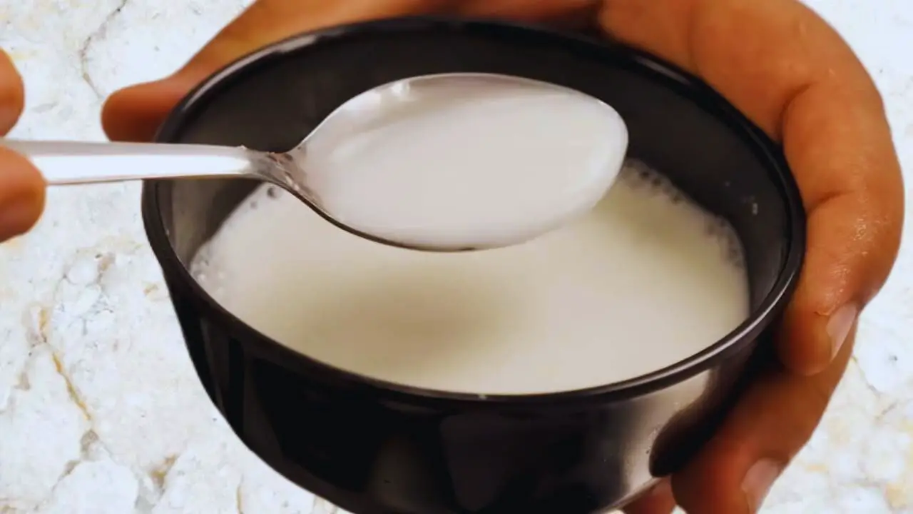 Preparing corn starch mixture 