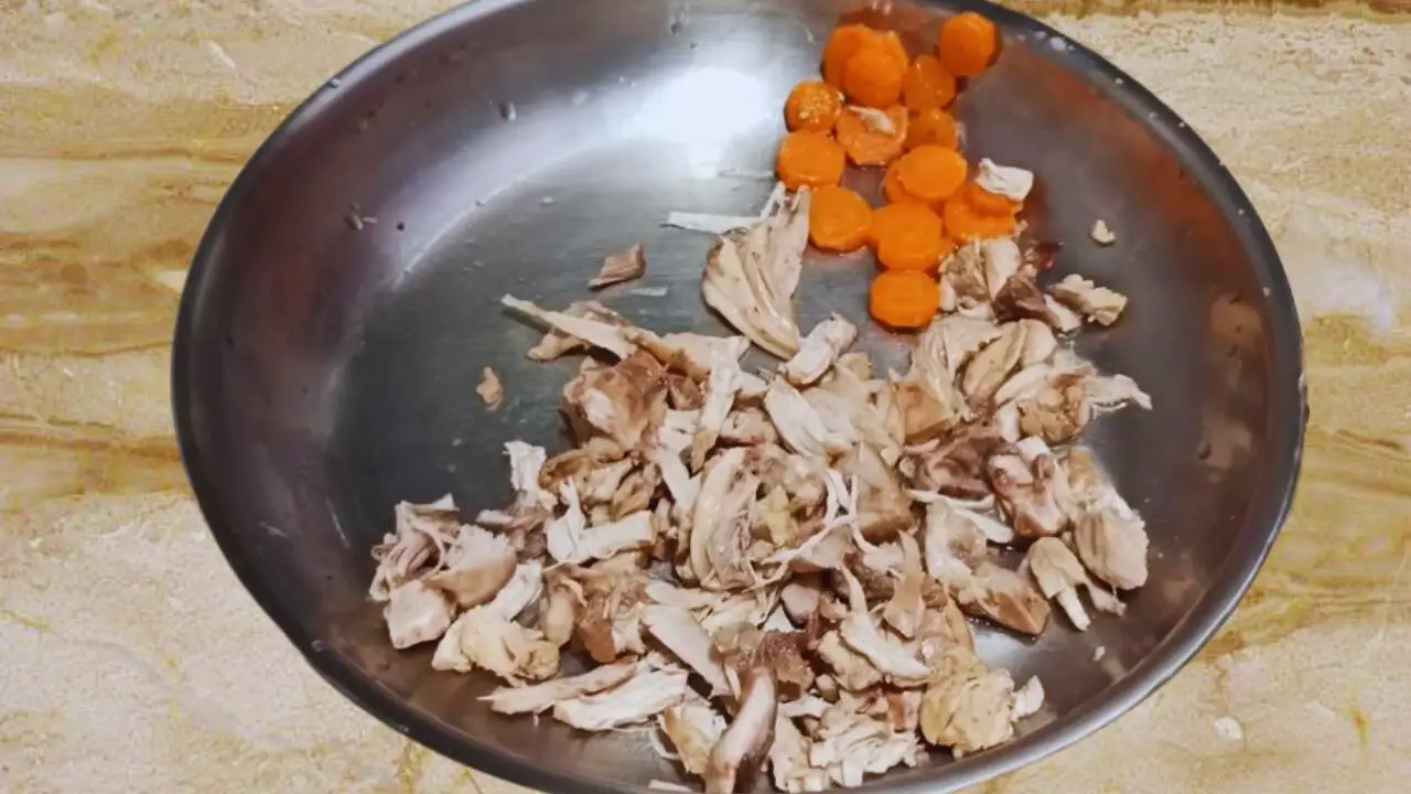 Shredded chicken 