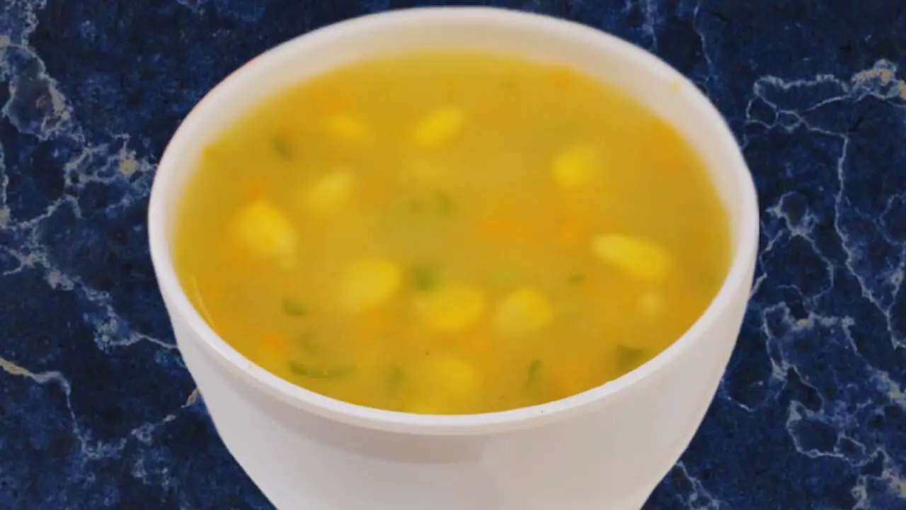 Sweet Corn Vegetable Soup Featured Image 