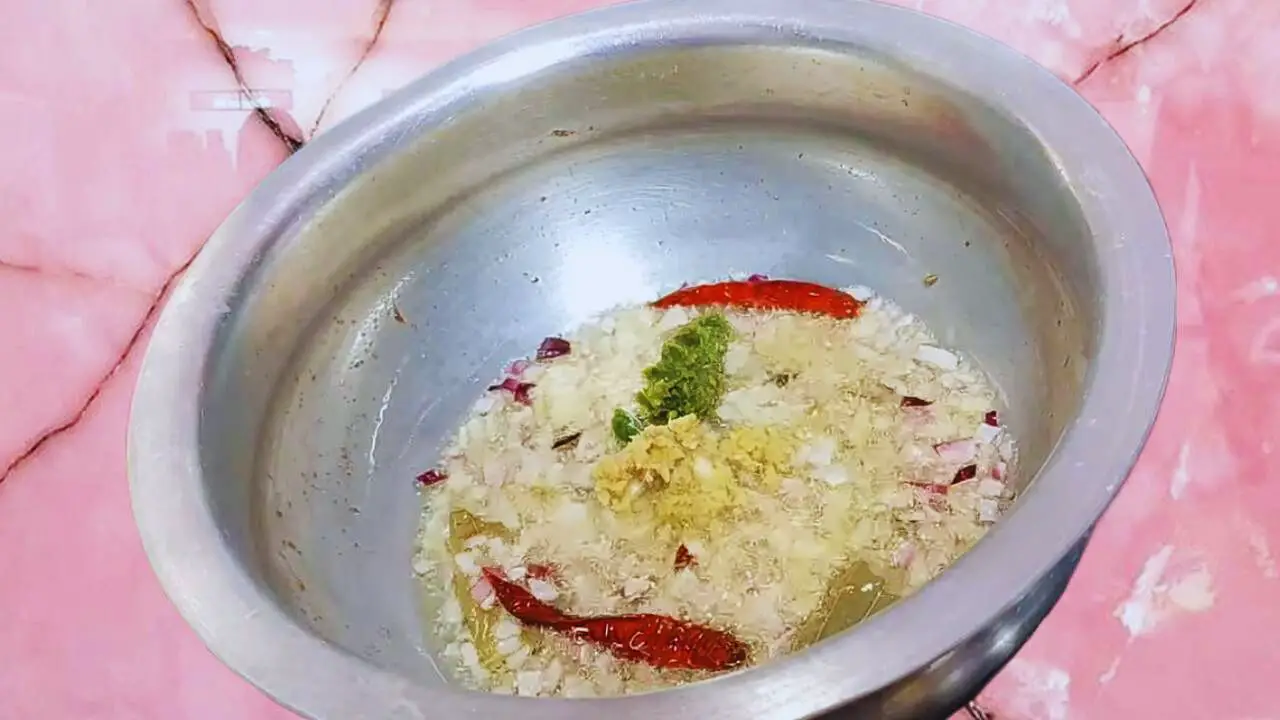 Adding ginger garlic 