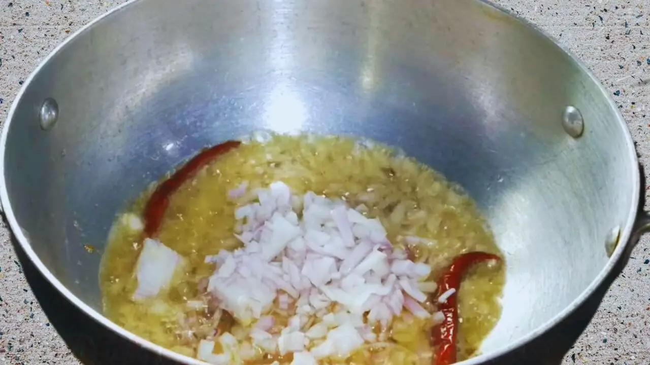 Adding onions 