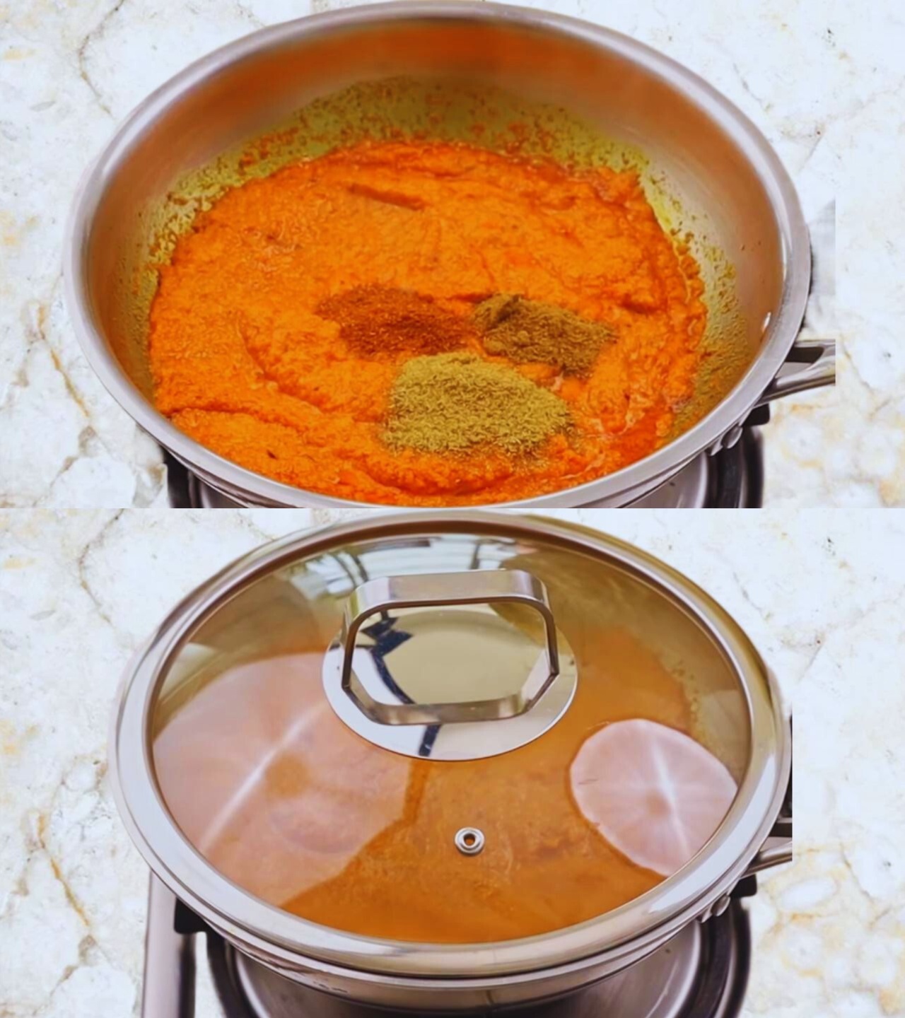 Adding other powdered spices 