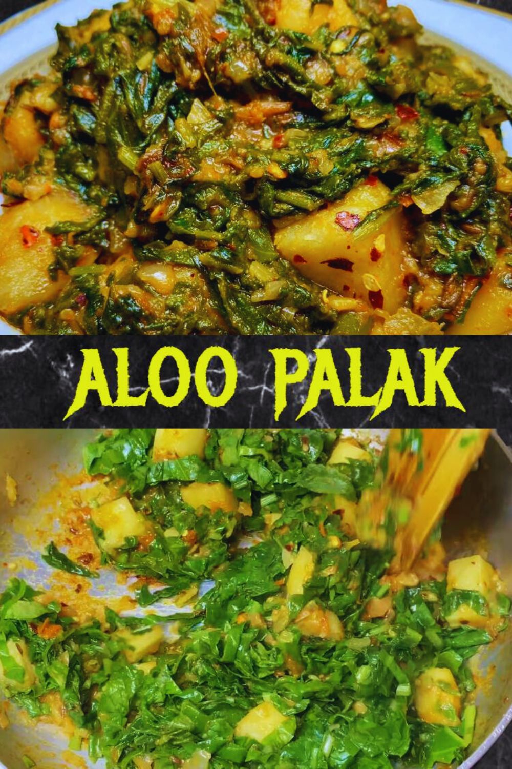 Aloo Palak Aloo Palak