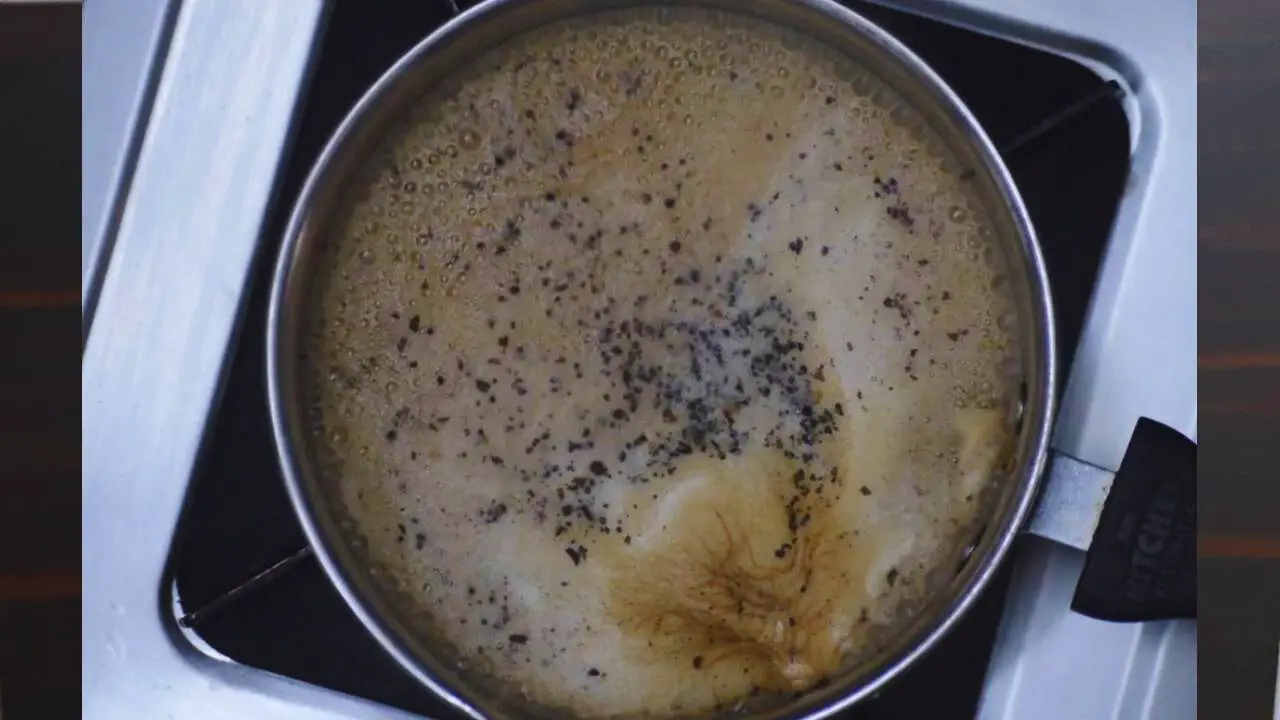 Tulsi tea recipe step 4 Boiling Tulsi Tea
