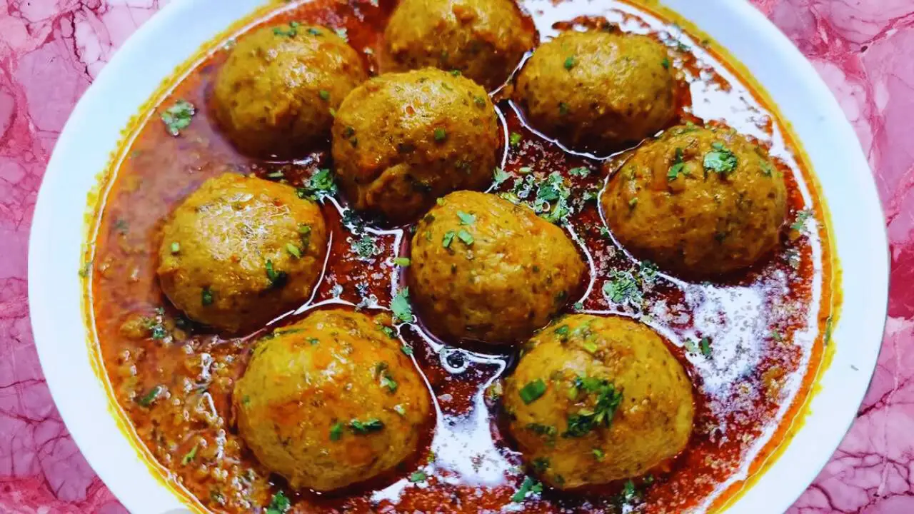 Chicken Kofta served 