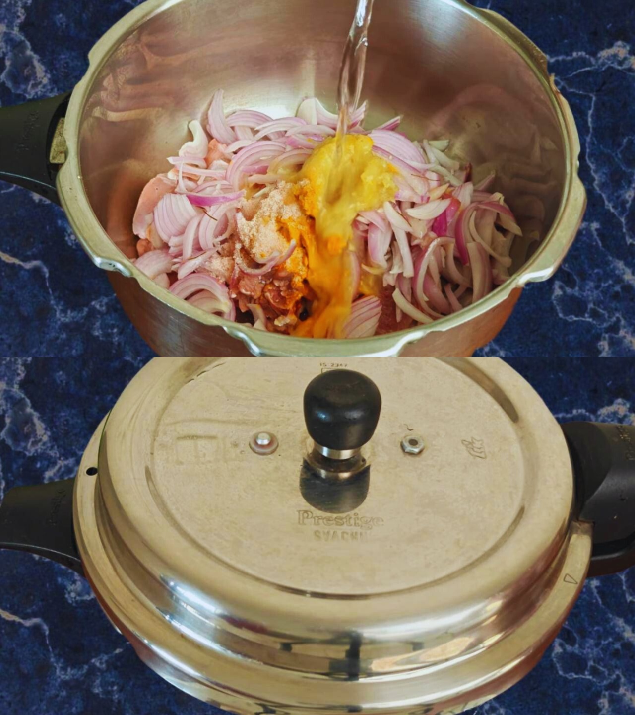 Cooking mutton 