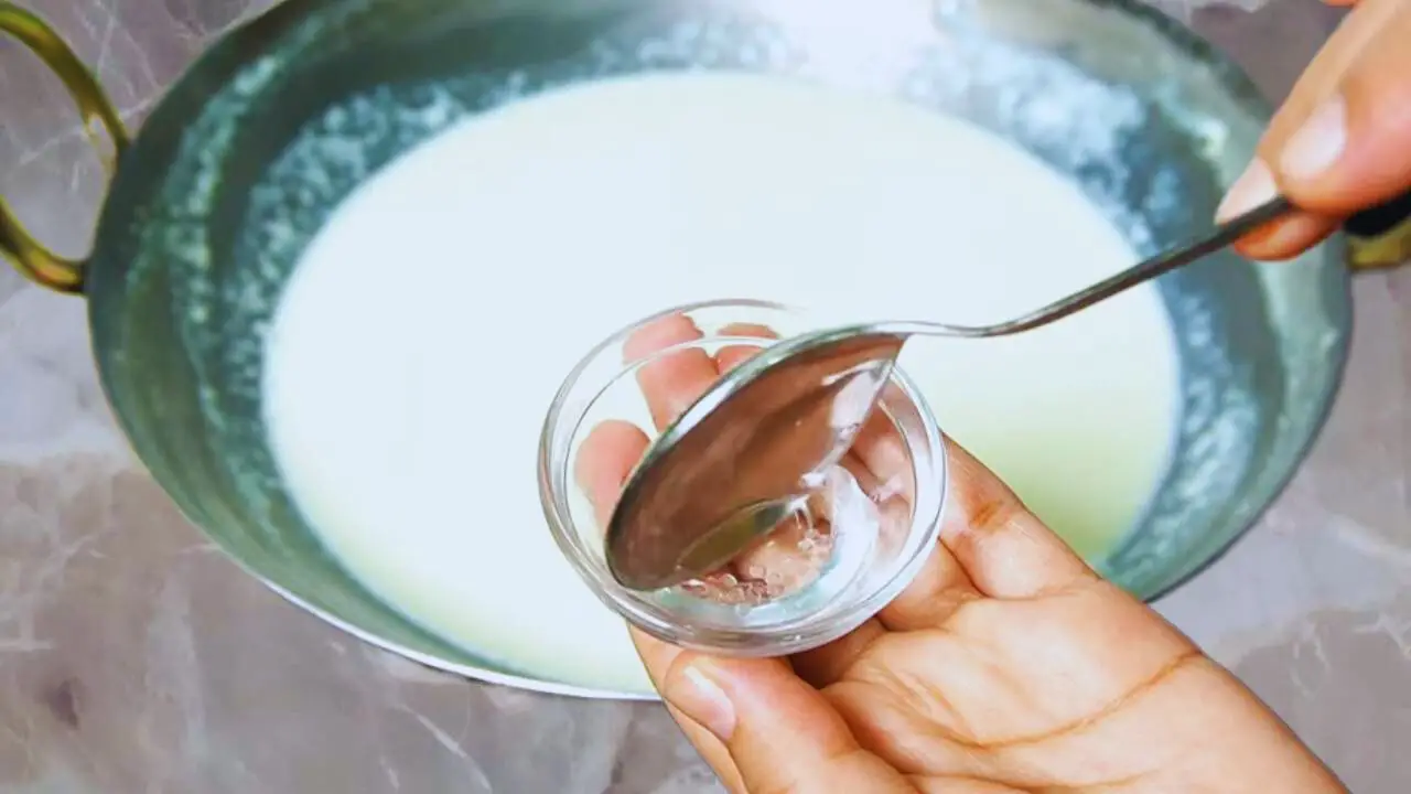 Making citric acid mixture 